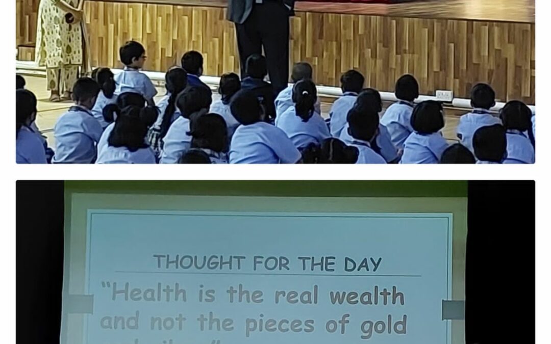 “Health is the real wealth and not the pieces of gold and silver”